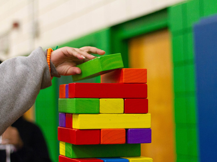 stacking blocks