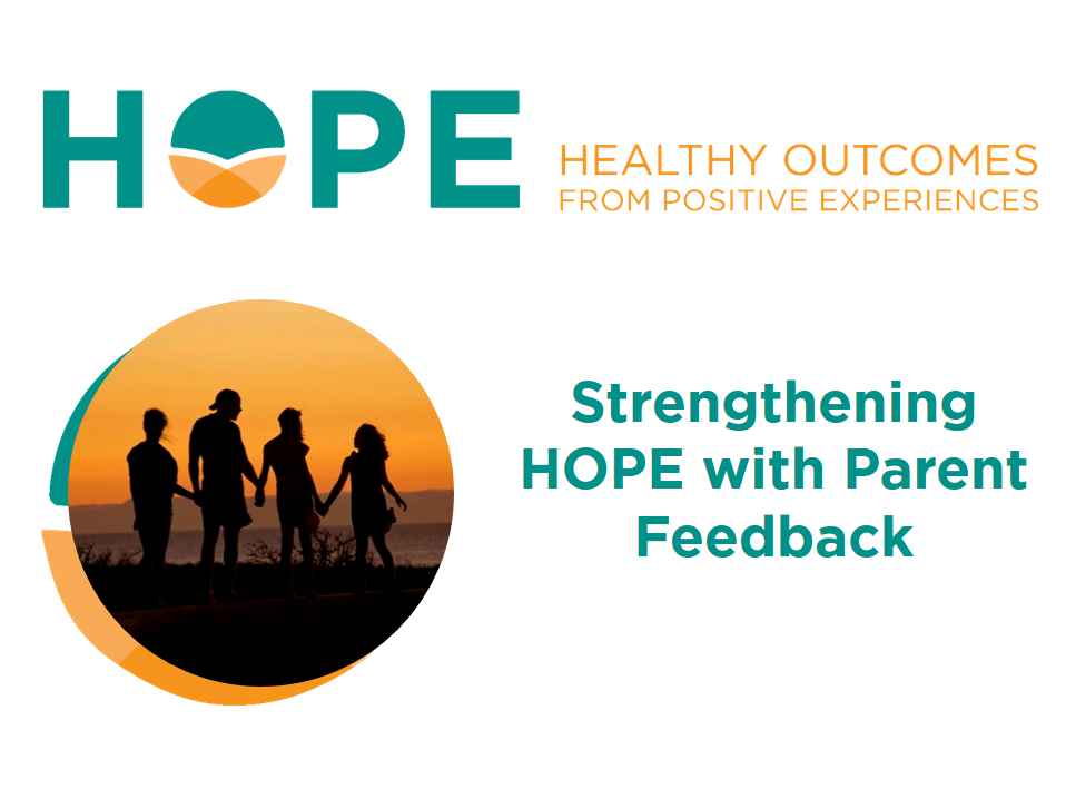 Strengthening HOPE with Parent Feedback
