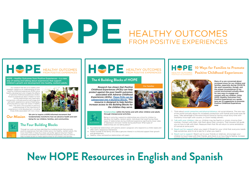 New HOPE Resources in English and Spanish