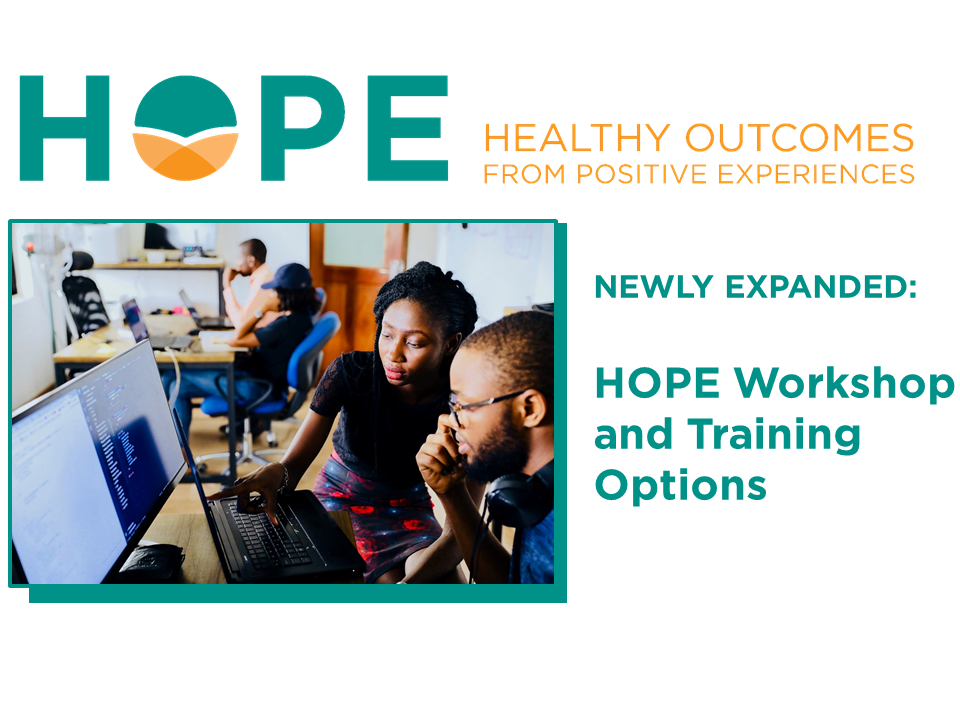 HOPE Workshop and Training Options