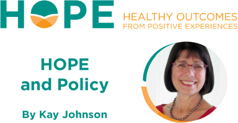 HOPE logo with headshot of Kay Johnson