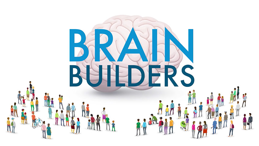 Video still of brain builders presentation