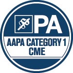 AAPA Logo - Navy Blue Circle With White Sans-serif Type Inside