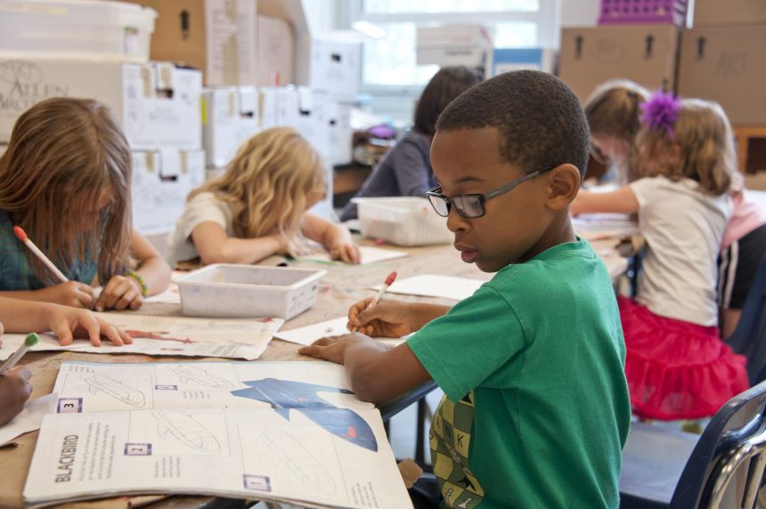 Kids in classroom