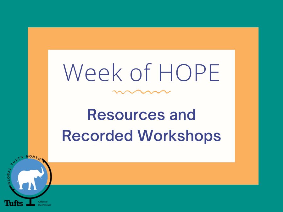 Text - Week of HOPE, Resources and Recorded Workshops