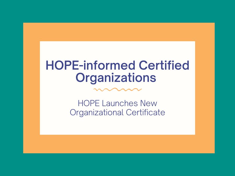 HOPE launches new certification program Tufts Hope