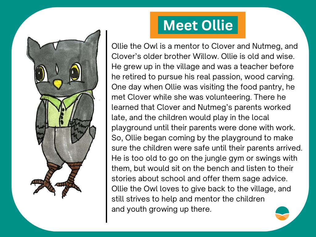 Illustration of an old owl.