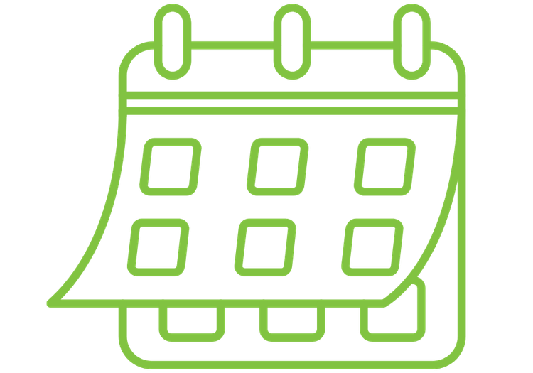 Graphic of a calendar