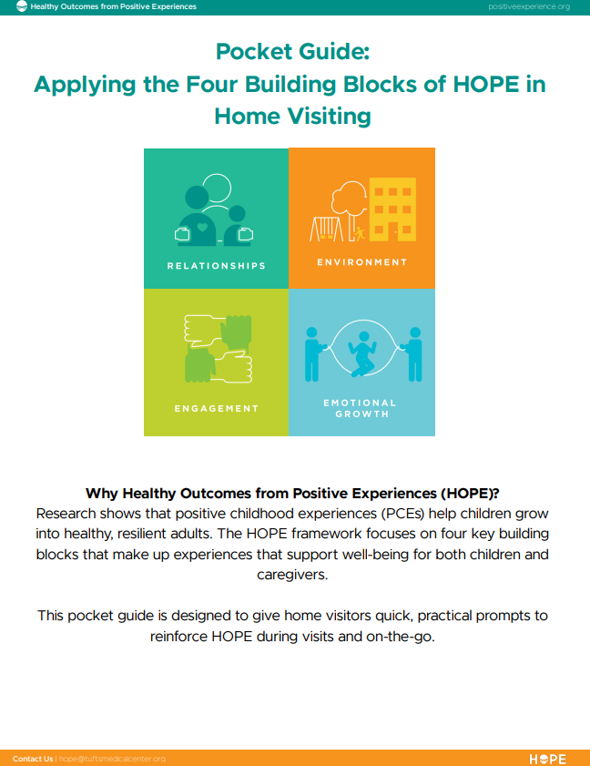 HOPE Pocket Guide image Image of pocket guide resource.